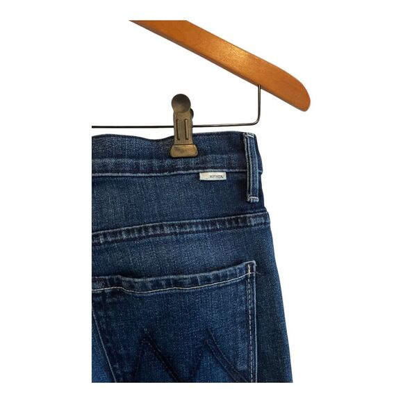 MOTHER Jeans Women's Size 27 The Insider Crop Step Fray in Sake to Me Wash - Picture 6 of 8